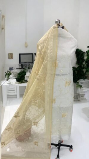 Cotton Super-net Salwar Suit Set